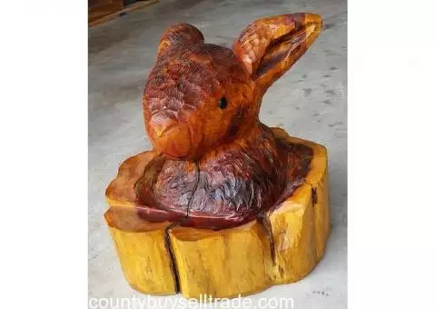 Hand Carved Rabbit