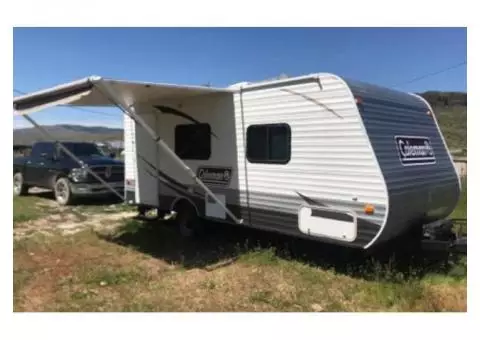 very comfortable, homey, fully furnished Coleman trailer