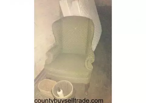 Wing back chair