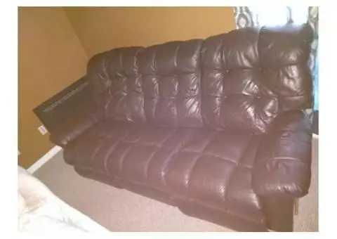 Lazy Boy Leather Couch