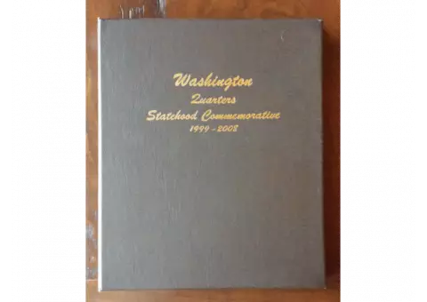 State Commemorative Quarters in Binder & DC-Territories Coins