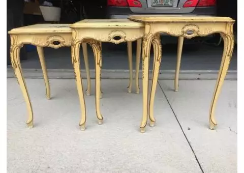 Vintage Nesting Table - $110(NPR)