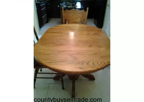 Oak Dining set