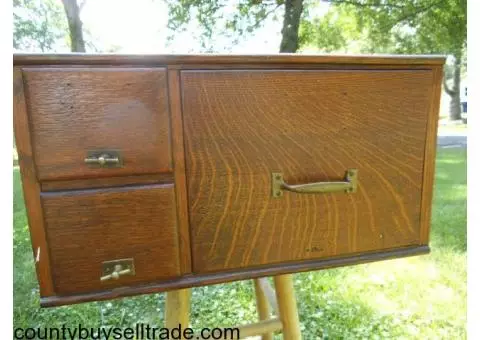 Antique file cabinet