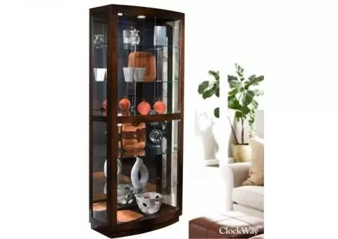 Pulaski Oxford Designer Deluxe Curio Cabinet