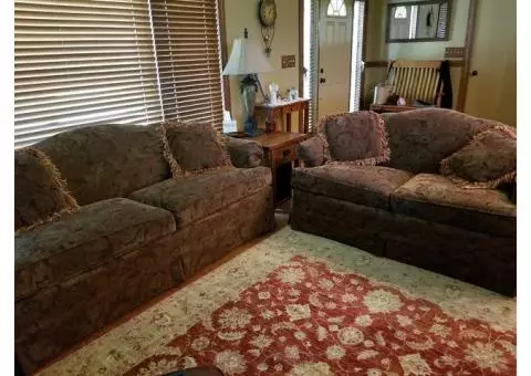 Couch and Loveseat Set