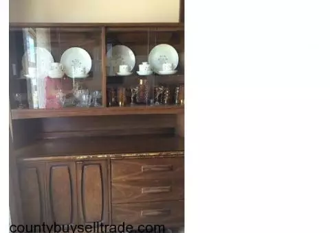 China cabinet and buffet table