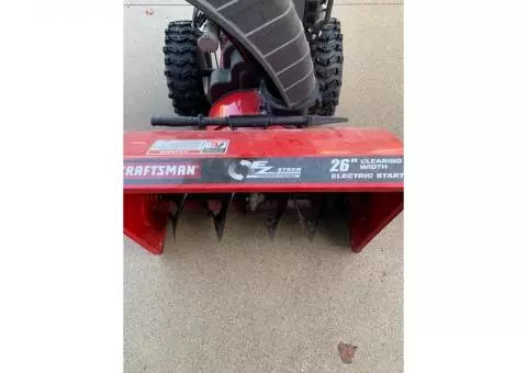 Craftsman snowblower