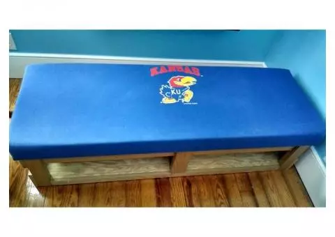 Jayhawk Oak Bench