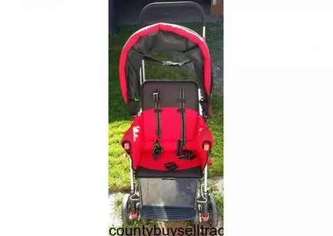 Double stroller - sit and stand