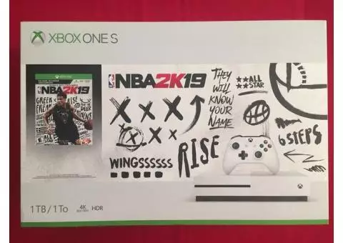 Xbox One S Console with NBA 2K19 Bundle