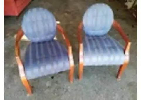 Two lounge chairs