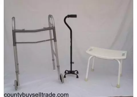 Guardian Walker, Cane& Bath Bench