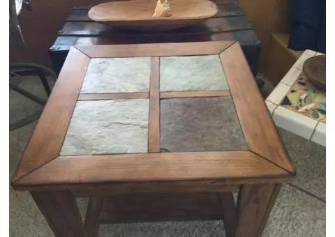 Coffee table and end table