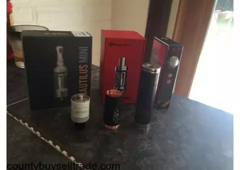 Vape -Sigelei100watt mutation v3 and others