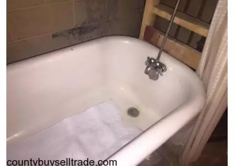 antique clawfoot tub