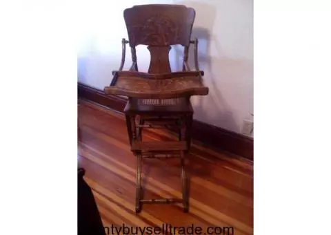 Antique High Chair/Rocker