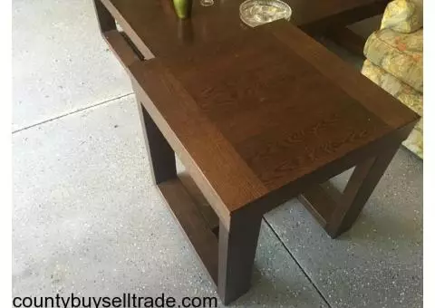 Coffee table and end table