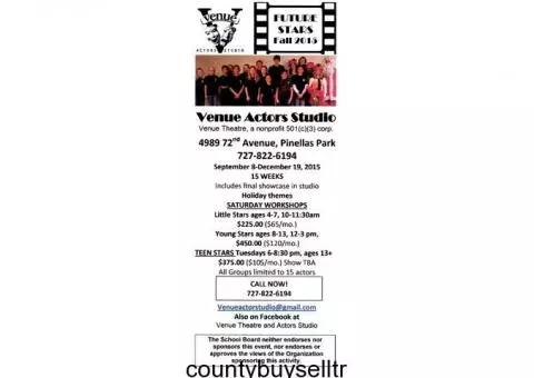 Acting Workshops at Venue Studio