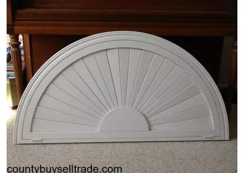 ARCH WINDOW SHUTTER - $100