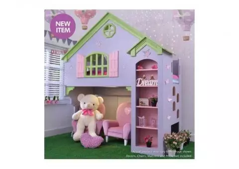 Girls loft bed