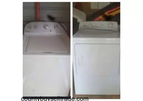 Whirlpool Washer & Hotpoint Dryer