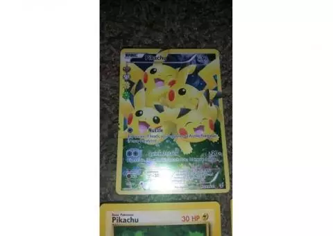 Rare Pokemon Pikachu Card Collection