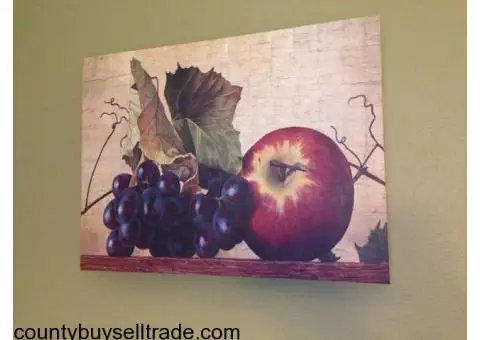 Large kitchen/dining wall art