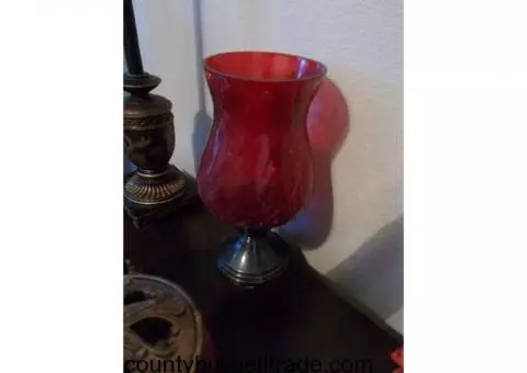 Red Vase