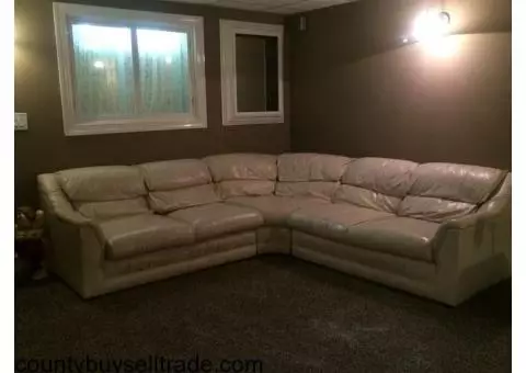 Leather couch