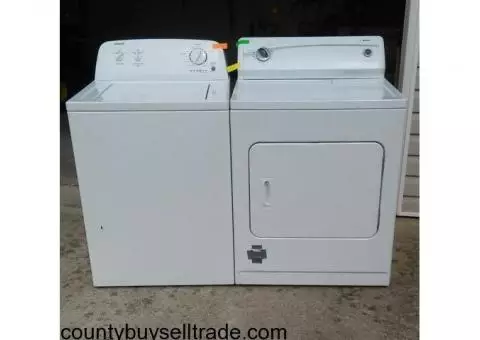 washer and dryer