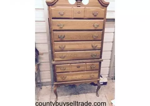 7 Drawer Highboy dresser