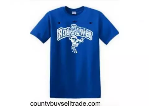 Bulk Roo Power shirts-$400 for 41 shirts