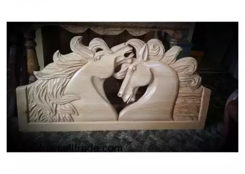 Hand Carved Benches