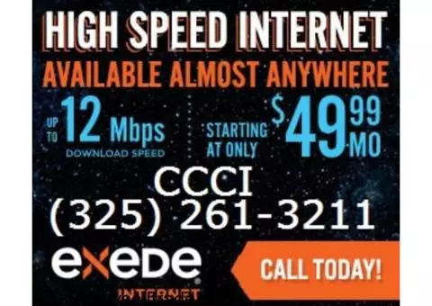 HIGH SPEED INTERNET !!! Ditch HughesNet !!! Switch to EXEDE !!!