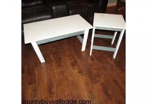 coffee table and end table