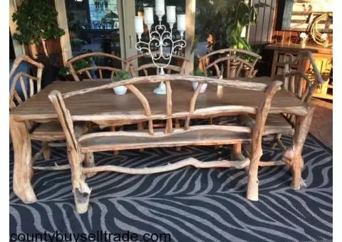 Rustic Table and Chairs