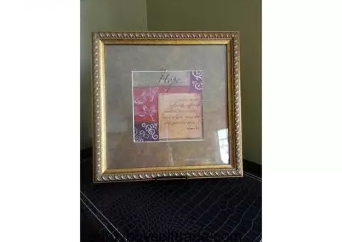 Wall decor - pr. of plaques