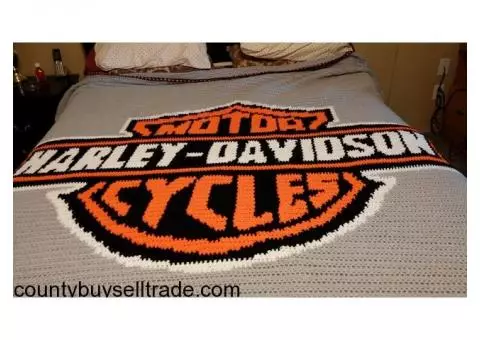 Harley Davidson blankets