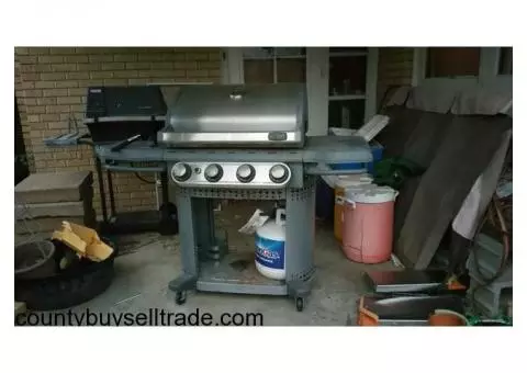 Pub Table and Gas Grill