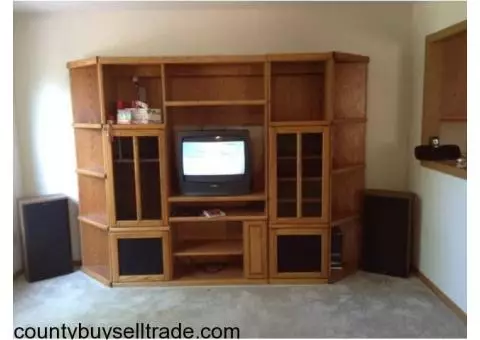 Oak Entertainment Center