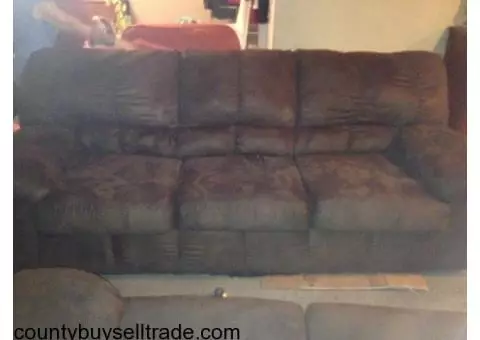 Couch and love seat