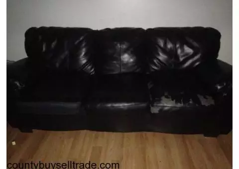 Leather sofa