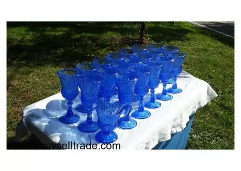 Collectable Avon Cobalt Blue Glass