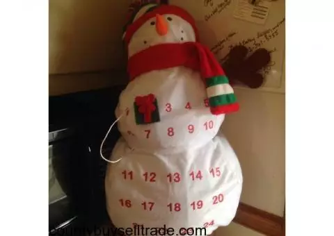 Snowman calendar