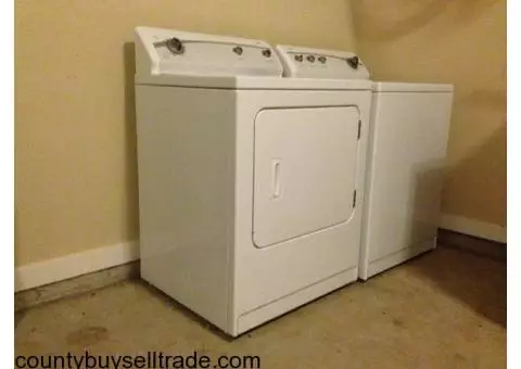 Washer and Dryer