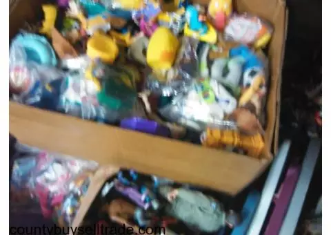 100 unopened happy meal toys