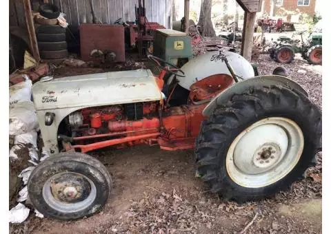 1952 8N Tractor with 16 ft Trailer