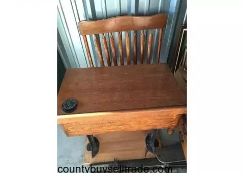 Antique Oak Desk