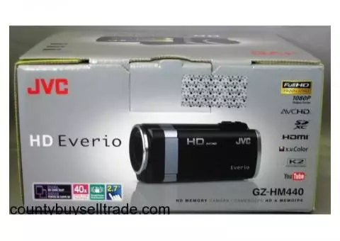 JVC Everio GZ-HM440 HD Flash Memory Camcorder (Black)